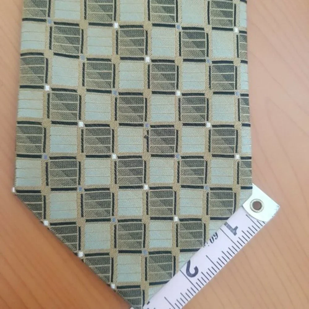 Courage Neck Tie Men's Multicolored Square Checks 57″ (144cm) Wide 4 